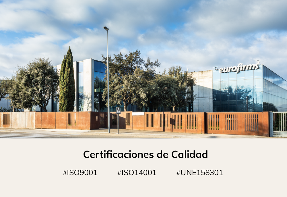 Eurofirms Group obtiene por primera vez la ISO14001, certificación de Sistemas de Gestión Ambiental