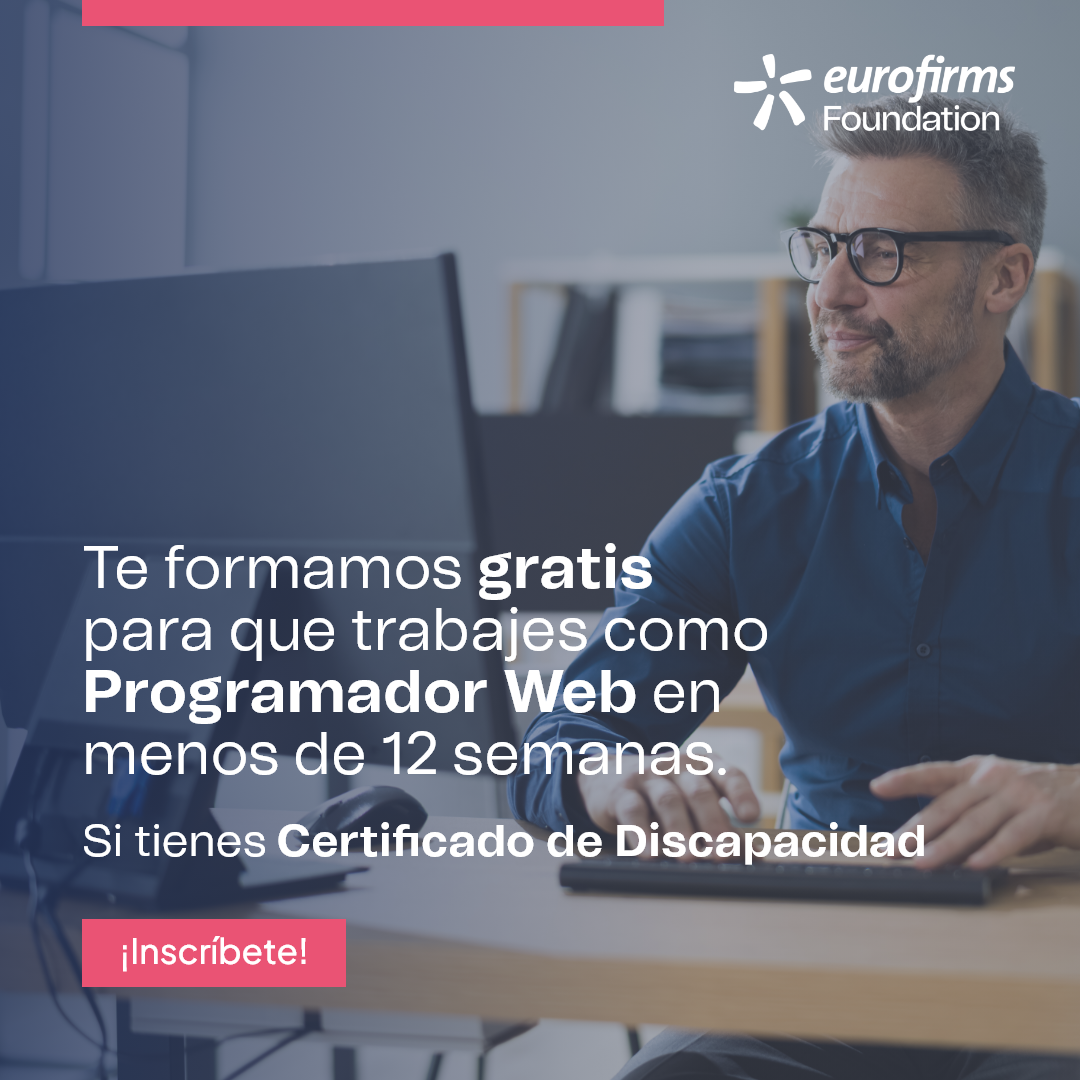 24 personas con discapacidad serán seleccionadas para convertirse en desarrolladoras web Full Stack